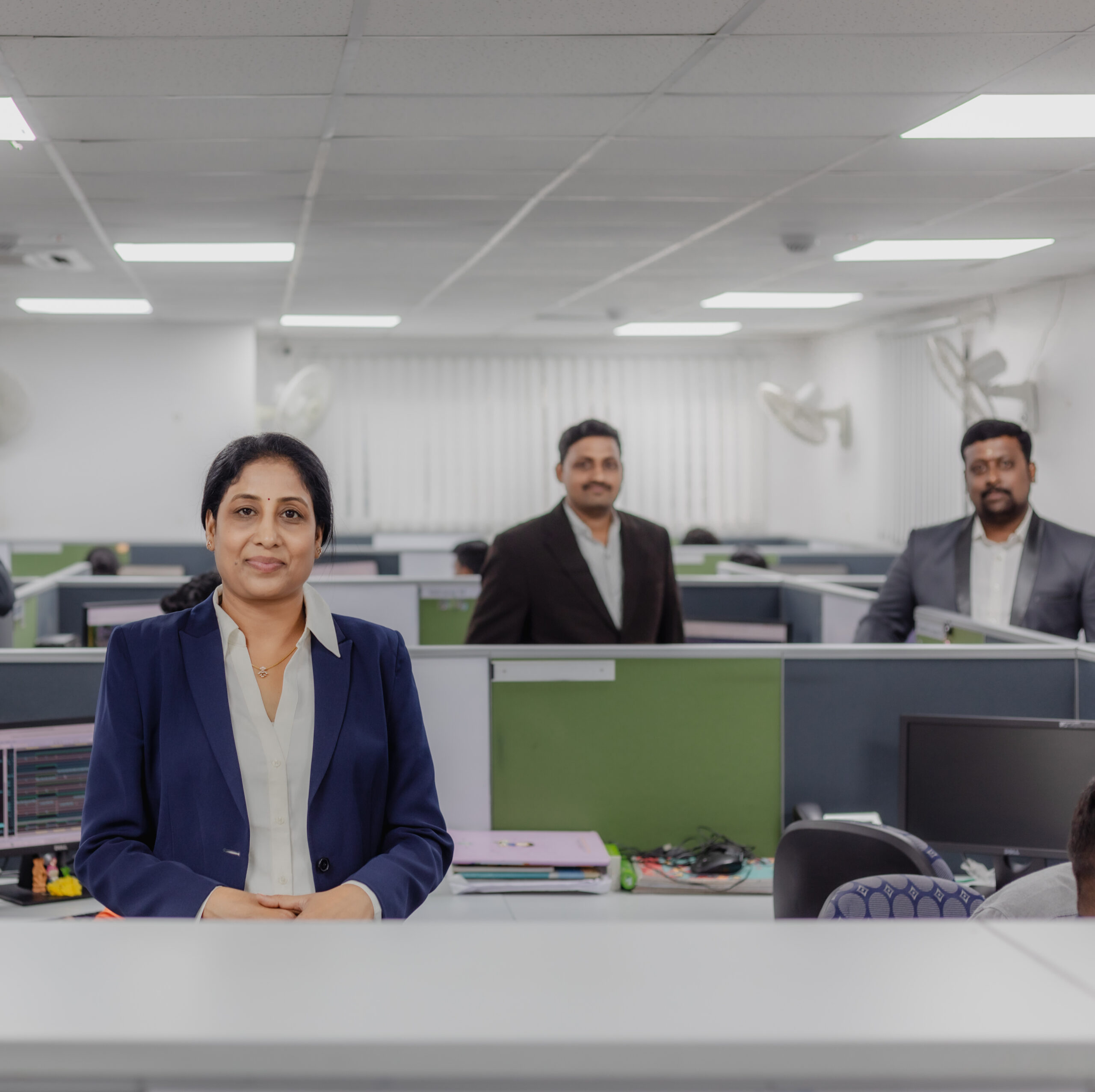 Kavitha with Cubicles